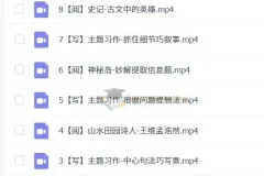 2023秋三年级语文培训A+班何昕烨 视频+讲义资料全套