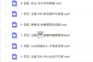 2023秋三年级语文培训A+班何昕烨 视频+讲义资料全套