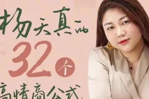 杨天真32个高情商公式完整版：职场沟通与关系进阶实战课