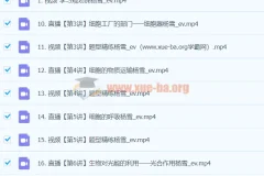 杨雪2024高一生物暑假班 课程视频+课堂笔记全套
