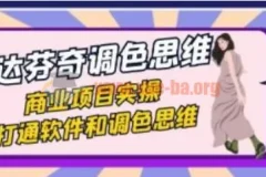 达芬奇调色思维与商业项目实操课（37节）打通软件与调色思路