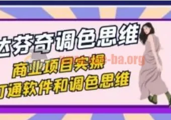 达芬奇调色思维与商业项目实操课（37节）打通软件与调色思路