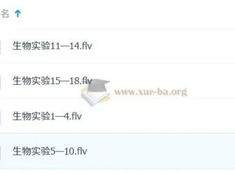 高中生物实验视频大全 全册实验操作合集