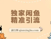 独家闲鱼引流技术，日引300+实战玩法分享
