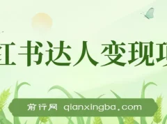 小红书达人变现实战课：单账号月入1500-3000操作指南