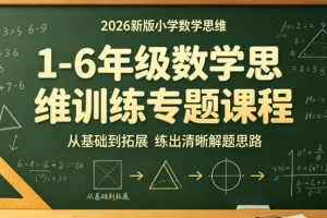 艾麦思1-6年级小学数学思维视频课 300讲合集