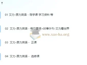 原力英语系列课程 艾力老师 全阶段英语学习合集
