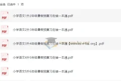 暑假预复习衔接一本通 小学语文 25年（1升2至5升6）