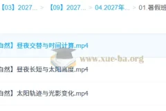 2027高三高考地理 林潇 一轮暑假班
