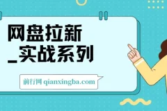 网盘拉新实战教程 入门级小白单月破万（1.0版）