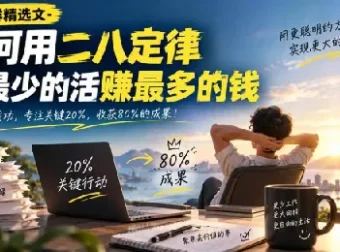 二八定律实战指南：用20%的关键行动撬动80%的收益