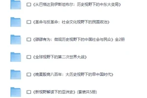 《历史大视野精品书系》PDF电子书合集 多视角解读中外历史