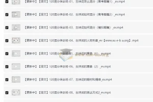 高考语文总复习系统班视频课程 幻幻课堂120混分保命班