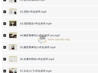 考虫零基础语法班 王琢Leo 语法思维与长难句特训课