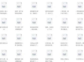 书旗会员小说完结榜：500本精校TXT小说合集推荐