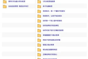 黄导家庭教育课程 自动自发系列2025全套资源