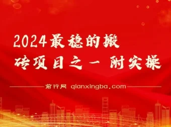 2024年稳定搬砖项目实操指南 附视频教程与文档
