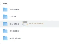 初中数学专项突破 PDF合集：大题精做+几何代数统计全覆盖