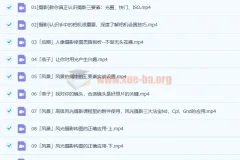 爱燕子摄影学院 从小白到大神摄影综合课（45讲完结）