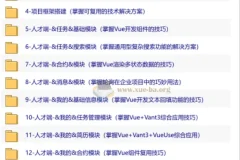 Vue3+Vite+Vant-UI 双端招聘APP实战课程