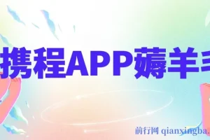 携程APP薅羊毛实战教程，冷门赛道矩阵操作月入1.5w
