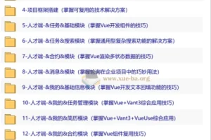 Vue3+Vite+Vant-UI 双端招聘APP实战课程