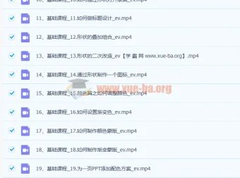 PPT高级进阶特训营 百万粉丝博主亲授98节进阶课+素材包