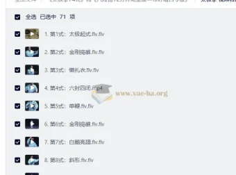 太极拳74式视频教程+八段锦12分钟带呼吸口令版 养生必备