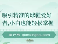 球鞋精准营销实战教程，新手快速上手，5分钟出片持续爆单日入800+
