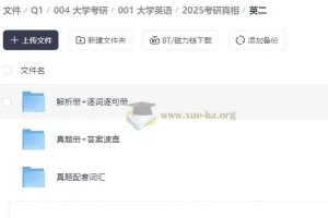 2025考研英语真相全套 解析册+逐词逐句册+真题册 英一英二备考资料