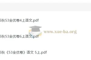 2025春/秋季 小学语文1-6年级全优卷合集