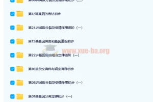 陆巍巍高一生物必修2预习领先班 人教版遗传与进化精讲