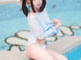 B站妹子禾兮子幻夏集-泳夏奇遇付费收藏集