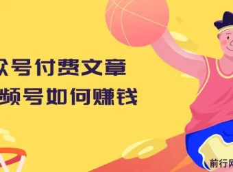男儿国公众号付费文章：视频号如何赚钱（附峰子笔记涨粉案例）