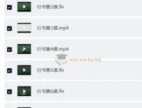 戴鸿涛钢笔字视频教程 正楷20讲+行楷14讲