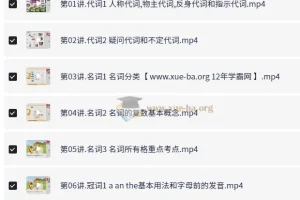 小学英语5年级暑假课程 茅倬蕤 语法专题精讲