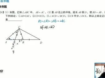 苏科版八年级数学上册培优课 全等三角形/一次函数/勾股定理专题精讲