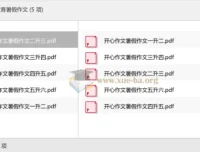 开心教育暑假作文 一升二至五升六衔接写作训练PDF合集