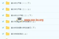 全国高中物理竞赛入门篇 运动学与静力学 新高一20讲