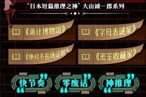 短篇推理之神大山诚一郎合集：字母表谜案+诡计博物馆+绝对不在场证明+密室收藏家有声书