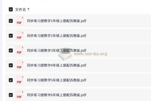 2027王朝霞活页同步练习册 1-6年级上册数学 苏教版