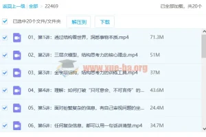结构思考力：透过结构看思考的思维训练课