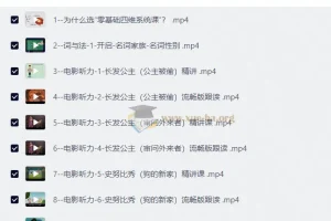 零基础学英语四维系统课 Sunny全程讲解 发音词汇语法听力一站式入门