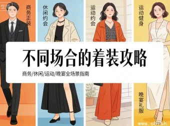 不同场合着装指南：职场通勤到商务晚宴穿搭法则