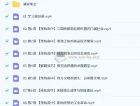 2027高中高一历史任旺暑假班 预习衔接与解题技巧