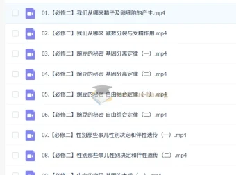 马阳洋 2026高中高一生物寒假班 必修二遗传与进化精讲