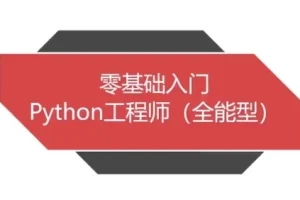 Python全能工程师 零基础到全栈就业方向实战课程