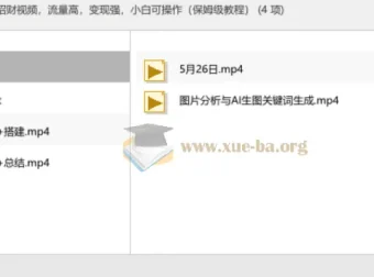 AI流水招财视频制作教程，小白也能快速上手变现