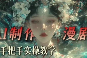 抖音80W粉丝博主AI漫剧教学课程，九天系统实战课