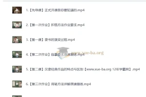 熊伟零基础隶书入门课：从笔法到创作的完整学习资源